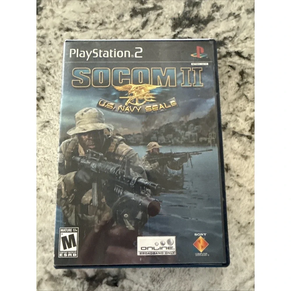 SOCOM 2: US Navy Seals (PlayStation 2) Good TESTED Working Complete CIB PS2